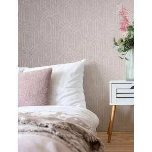 Marburg|Green geometric trellis pattern wallpaper|Wallpaper 2