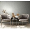 Marburg|Tapete Gitter Beige|Zeitgenössisch