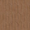 Grandeco|Papier peint géométrique losanges 3D marron|Papier Peint