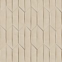 Grandeco|Papel pintado geométrico rombos 3D beige|Papel Pintado