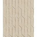 Grandeco|Papel pintado geométrico rombos 3D beige|Papel Pintado