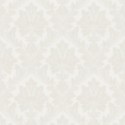 Grandeco|Ornamentale Medaillons weiß Tapete|Damast