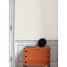 Grandeco|Ornamentale Medaillons weiß Tapete|Damast