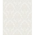 Grandeco|Papel pintado damasco medallones ornameltal blanco|Damasco