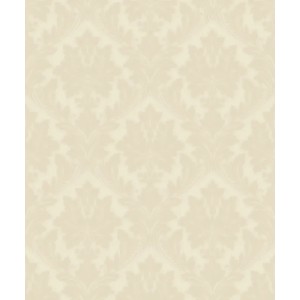 Grandeco|Ornamentale Medaillons weiß Tapete|Damast 2