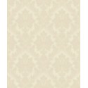 Grandeco|Ornamentaler Damast goldene Medaillons Tapete|Damast