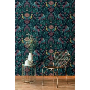 As Creation|Wallpaper with large floral print, roses and tulips|Vintage Flowers 2