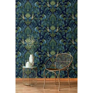 Architects Paper|Papier peint floral style scandinave violet|Floral 2