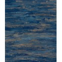 Grandeco|Moderne bemalte Beton blaue Tapete|Betonimitat