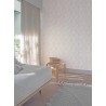 Grandeco|Papier peint tropical feuilles palmier blanc|Moderne