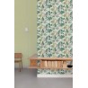 Grandeco|Wild leaf floral green wallpaper|Wallpaper