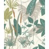 Grandeco|Wilde Blätter floral grün Tapete|Tapeten
