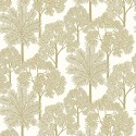 Grandeco|Timeless palm forest white wallpaper|Wallpaper