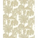 Grandeco|Papier peint intemporel forêt de palmiers blanc|Papier Peint