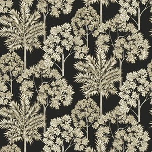 Grandeco|Timeless palm forest white wallpaper|Wallpaper