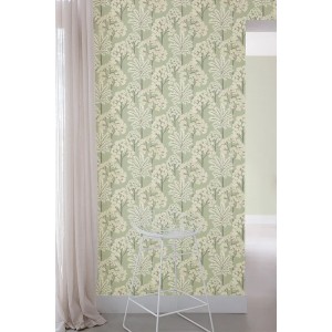 Grandeco|Timeless palm forest white wallpaper|Wallpaper 2
