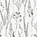 Grandeco|Skandinavische Wildblumen weiß Tapete|Skandinavisch