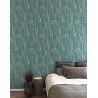 Grandeco|Papier peint style scandinave fleurs sauvages vert|Scandinave