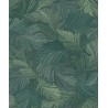 Grandeco|Papel pintado floral estampado hojas abstracto verde|Abstracto