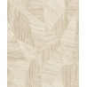 Grandeco|Papel pintado abstracto mosaico madera 3D beige|Imitacion Madera