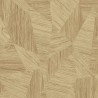Grandeco|Abstraktes Mosai-Holz 3D Braun Tapete|Holzimitat