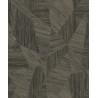 Grandeco|Abstract mosaic wood 3D black wallpaper|Wood Imitation