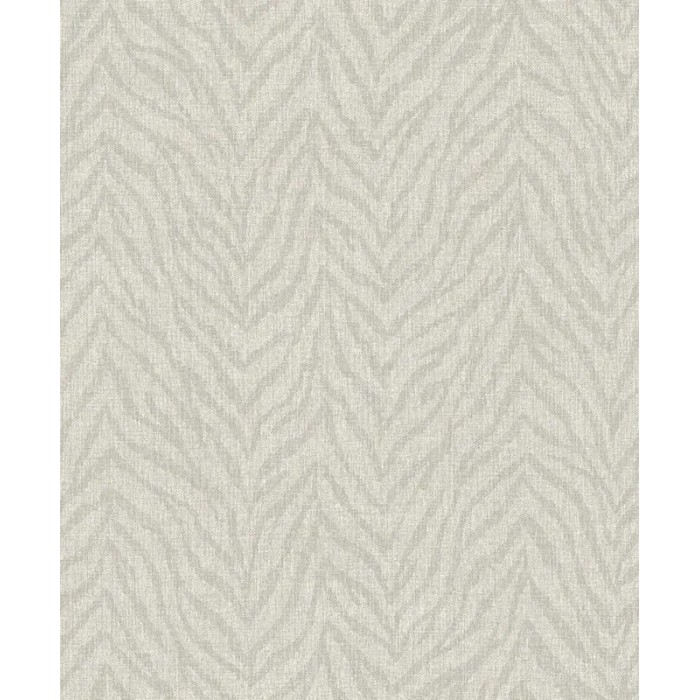 Papel pintado piel cebra gris estilo étnico - Grandeco Attitude A66701