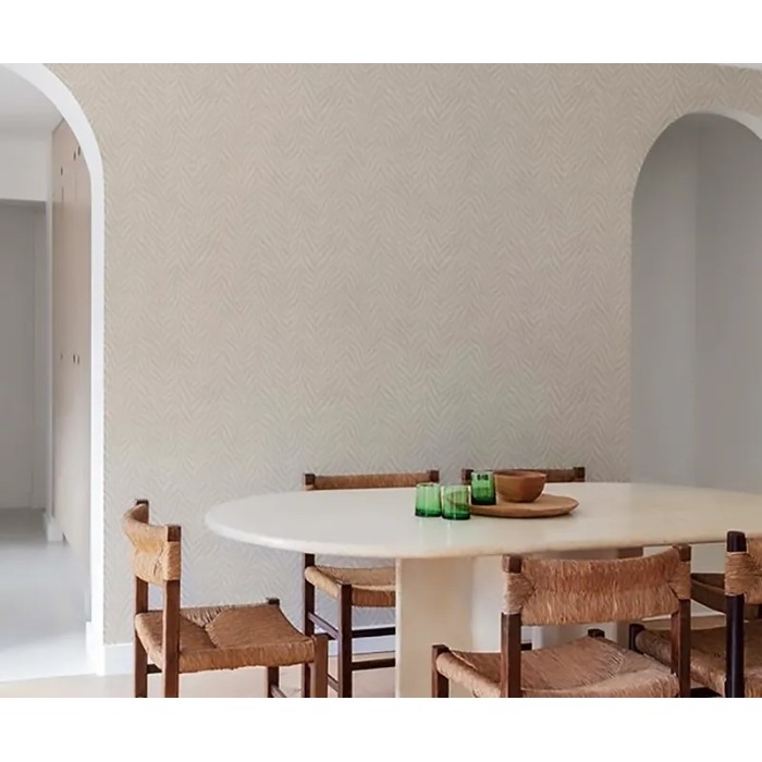 Grandeco|Ethnische Zebrahaut Beige Tapete|Lederimitat