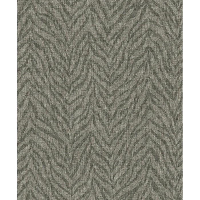 Grandeco|Papier peint peau de zèbre noir style ethnique|Imitation Peau