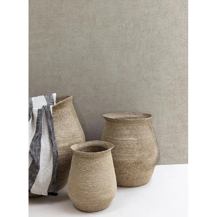 Grandeco|Papel pintado atemporal efecto yeso beige|Papel Pintado