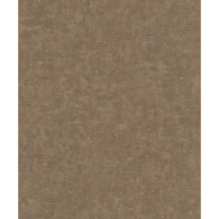 Grandeco|Papier peint intemporel effet plâtre marron foncé|Imitation Stuc