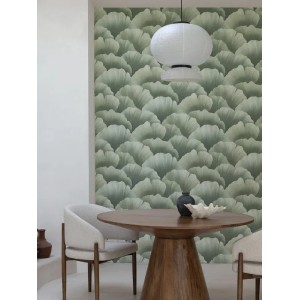 Grandeco|Papier peint intemporel coraux marins beige toasté|Tropical 2