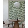 Grandeco|Timeless marine coral green wallpaper|Tropical