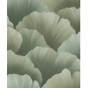 Grandeco|Timeless marine coral green wallpaper|Tropical