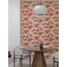 Grandeco|Papier peint intemporel coraux marins rouge|Tropical