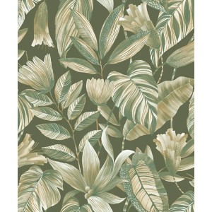 Papeldecor|Papier Peint motifs arabesques bleu métallisé|Papier Peint 2
