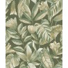 Grandeco|Tropical large-leaf floral green wallpaper|Wallpaper