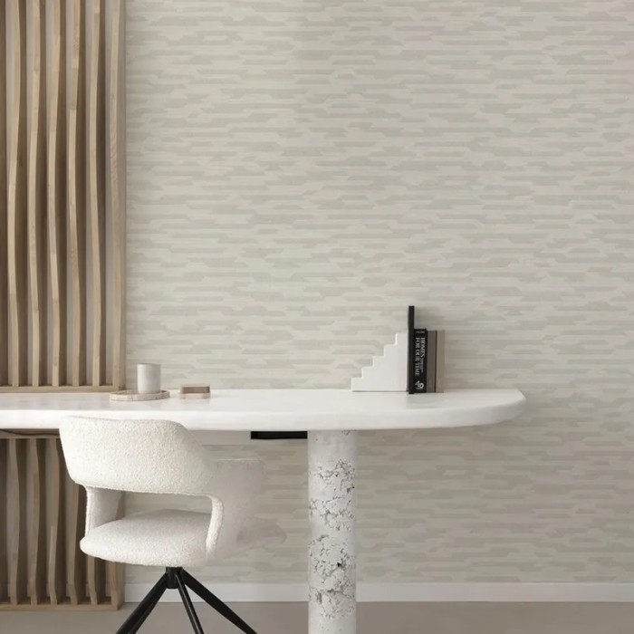 Grandeco|Modern abstract pattern gray wallpaper|Minimalist