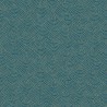 Grandeco|Modern marine shell shapes blue and gold wallpaper|Wallpaper