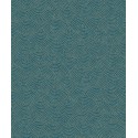 Grandeco|Modern marine shell shapes blue and gold wallpaper|Wallpaper