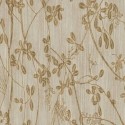 Eijffinger|Rustic wallpaper with silhouetted ochre yellow branches|High-End