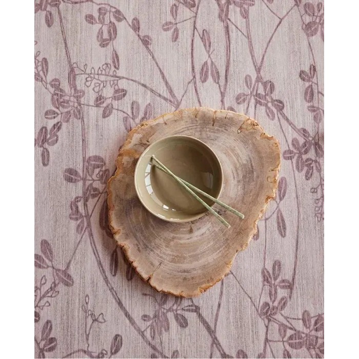 Eijffinger|Tapete silhouettierte Zweige lila rustikal|Hochwertige