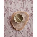 Eijffinger|Rustic wallpaper with silhouetted lilac purple branches|High-End