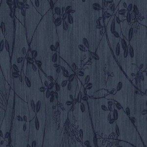 Caselio|Petroleum blue jute wallpaper|Wallpaper