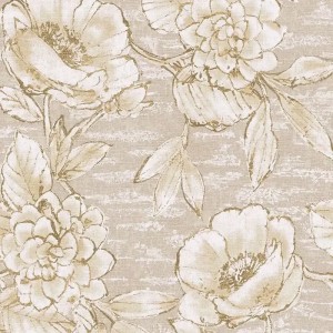 Casadeco|Romantic floral wallpaper with climbing pink clematis|Romantic