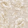 Eijffinger|Papier peint grandes fleurs beige rustique|Haut Gamme