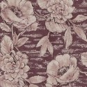 Eijffinger|Rustic wallpaper with large red flowers|High-End