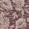 Eijffinger|Papier peint grandes fleurs rouge rustique|Haut Gamme