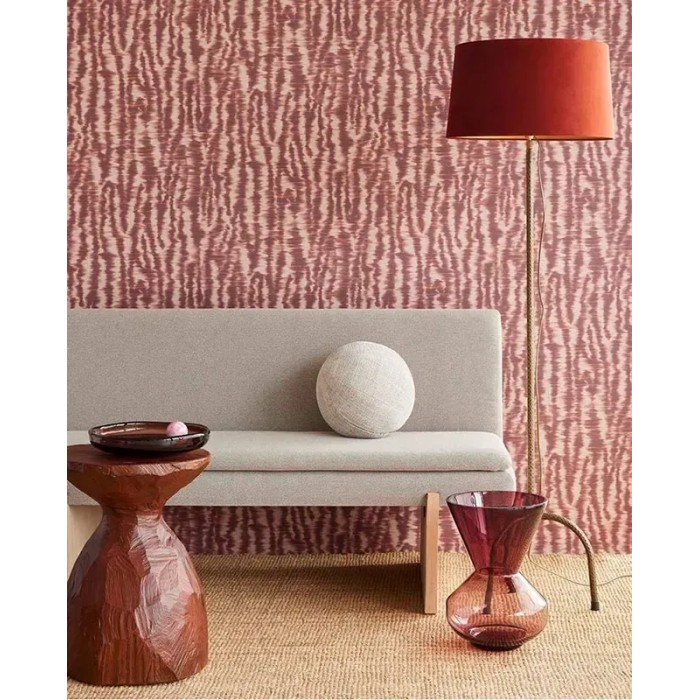 Eijffinger|Ethnische Ikat-Tapete rot|Modern