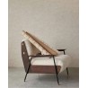 Eijffinger|Papier peint ethnique scandinave toile à carreaux beige sable|Imitation Raphia
